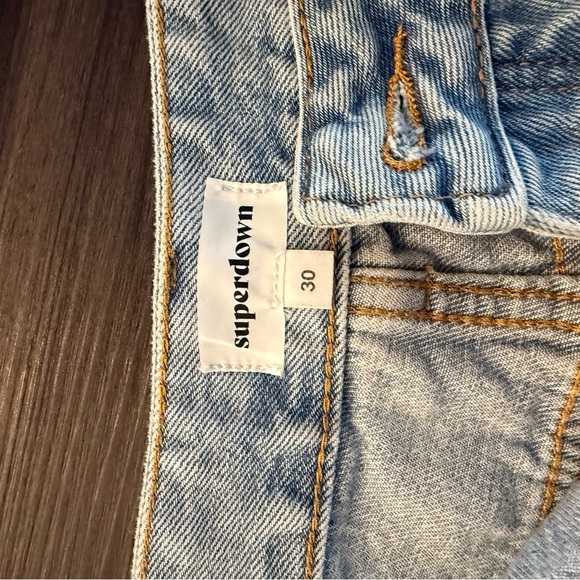 superdown Light Wash Jean Shorts - Picture 2 of 3